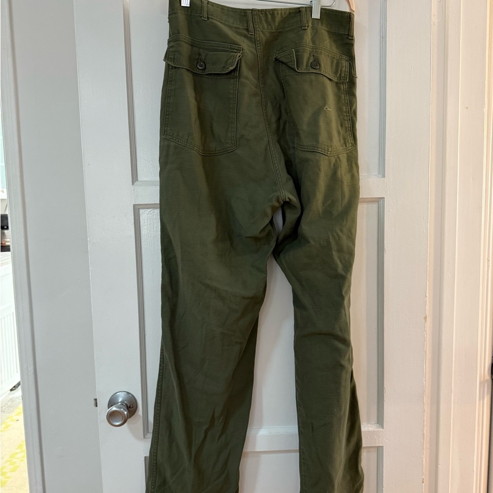 Army Green Utility Pants - Size 34x35 - Picture 3 of 4